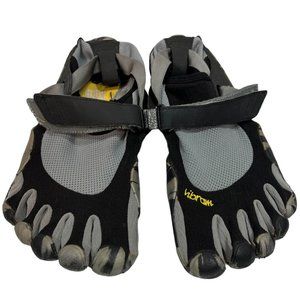 Vibram Five Fingers Bikila Black Gray Camo EU 42 US M1485 Size 9-9.5 Watershoes
